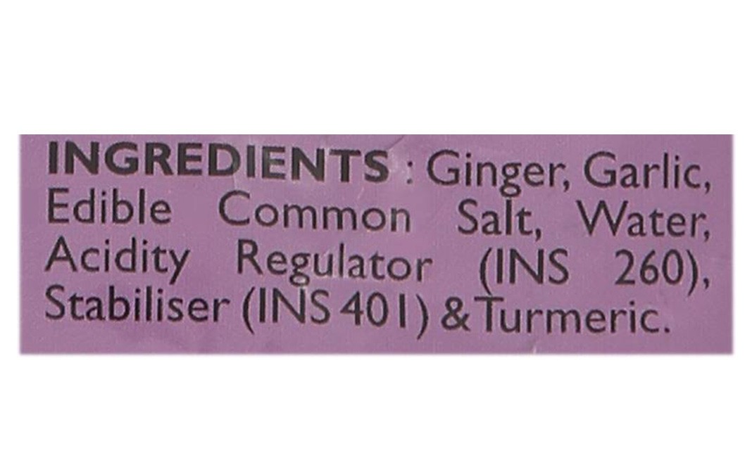 Mother's Recipe Ginger & Garlic Paste   Pack  100 grams